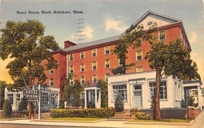 Hotel Hixon North Attleboro, Massachusetts Postcard