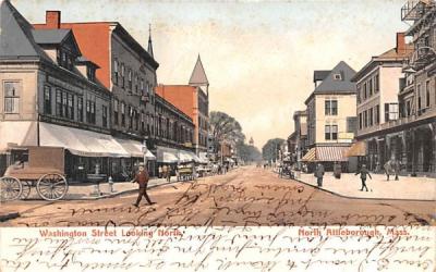 Washington Street North Attleborough, Massachusetts Postcard