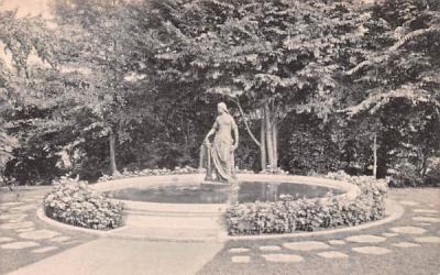 The Lanning Fountain Northampton, Massachusetts Postcard