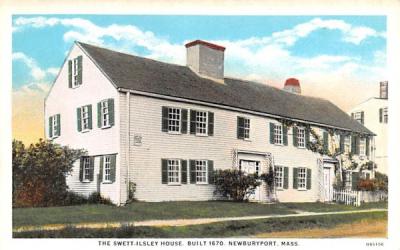 The Swett-Ilsley House Newburyport, Massachusetts Postcard