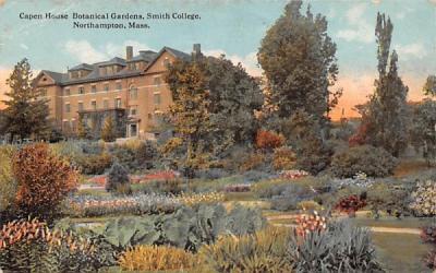Capen House Botanical Gardens Northampton, Massachusetts Postcard