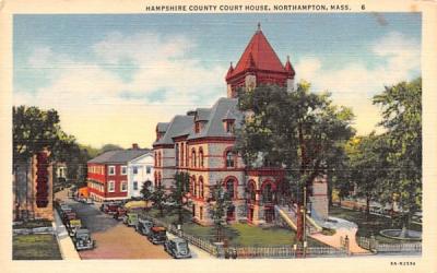 Hampshire County Court House Northampton, Massachusetts Postcard