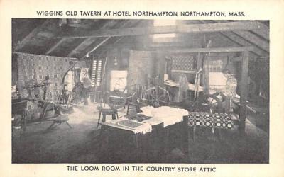 The Loom Room in the Country Store Attic Northampton, Massachusetts Postcard