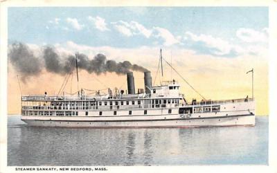Steamer Sankaty New Bedford, Massachusetts Postcard