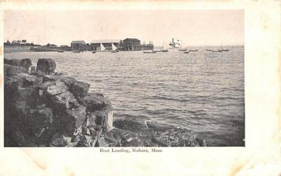 Boat Landing Nahant, Massachusetts Postcard