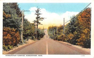 Newburyport Turnpike Massachusetts Postcard