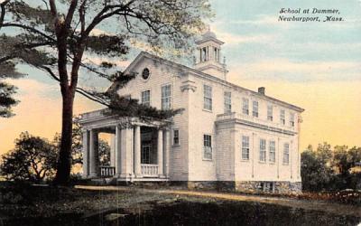 School at Dummer Newburyport, Massachusetts Postcard