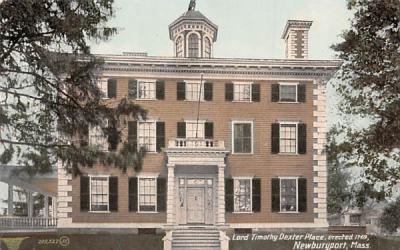 Lord Timothy Dexter Place Newburyport, Massachusetts Postcard