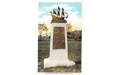 Settler's Monument Newburyport, Massachusetts Postcard
