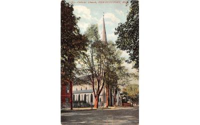 Catholic Church Newburyport, Massachusetts Postcard