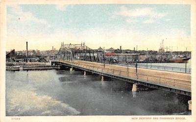New Bedford & Fairhaven Bridge Massachusetts Postcard
