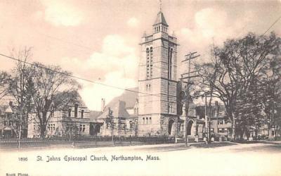 St. John's Episcopal Church Northampton, Massachusetts Postcard