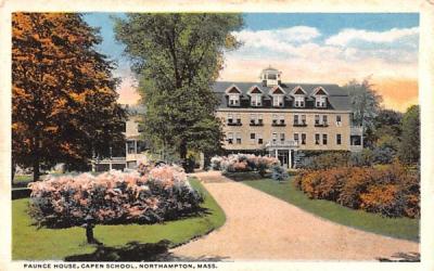 Faunce House Northampton, Massachusetts Postcard
