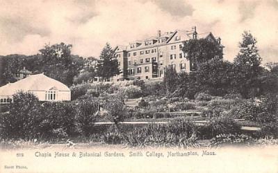 Chapin House & Botanical Garden Northampton, Massachusetts Postcard