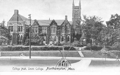 College Hall Northampton, Massachusetts Postcard