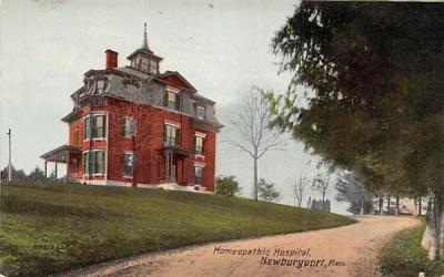 Homeopathic Hospital Newburyport, Massachusetts Postcard