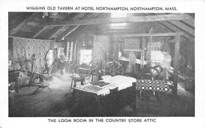 The Loom Room in The Country Store Attic Northampton, Massachusetts Postcard
