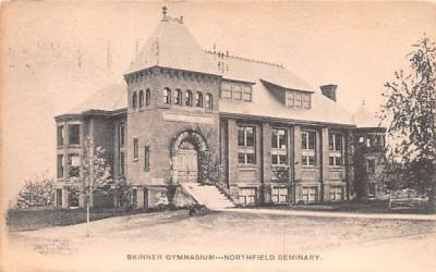 Skinner Gymnasium Northfield, Massachusetts Postcard