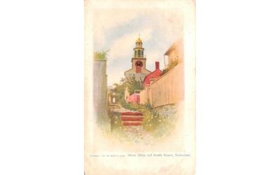 Stone Alley & South Tower Nantucket, Massachusetts Postcard