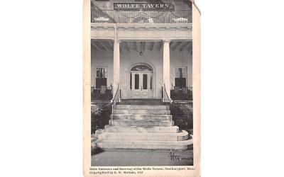 Main Entrance & Doorway Newburyport, Massachusetts Postcard
