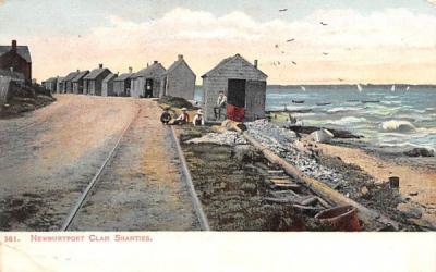 Clam Shanties Newburyport, Massachusetts Postcard