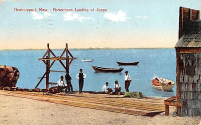 Fishermans Landing at Joppa Newburyport, Massachusetts Postcard