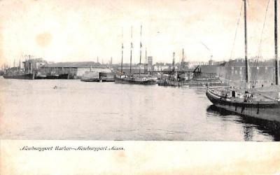 Newburyport Harbor Massachusetts Postcard