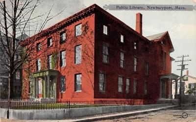 Public Library Newburyport, Massachusetts Postcard