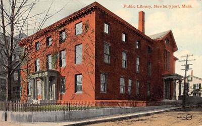 Public Library Newburyport, Massachusetts Postcard