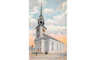 First Presbyterian Church Newburyport, Massachusetts Postcard