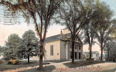 Old North Church N. Weymouth, Massachusetts Postcard