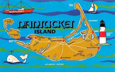 Nantucket Island Massachusetts Postcard