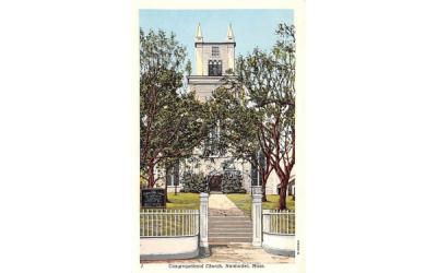 Congregational Church  Nantucket, Massachusetts Postcard