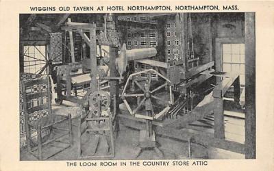 The Loom Room in the Country Store Attic Northampton, Massachusetts Postcard