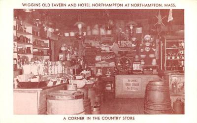A Corner in the Country Store Northampton, Massachusetts Postcard