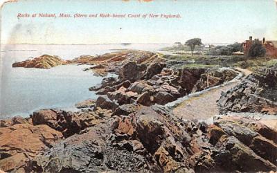 Rocks at Nahant Massachusetts Postcard