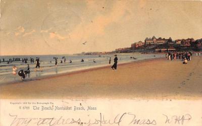 The Beach Nantasket, Massachusetts Postcard