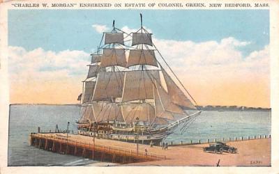 Charles W. Morgan New Bedford, Massachusetts Postcard