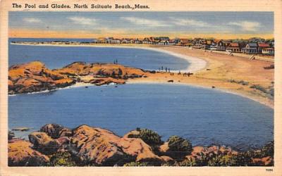 The Pool & Glades North Scituate Beach, Massachusetts Postcard