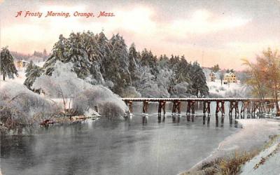 A Frosty Morning  Orange, Massachusetts Postcard