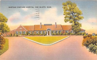 Marthas Vineyard Hospital Oak Bluffs, Massachusetts Postcard