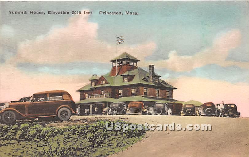 Summit House - Princeton, Massachusetts MA Postcard