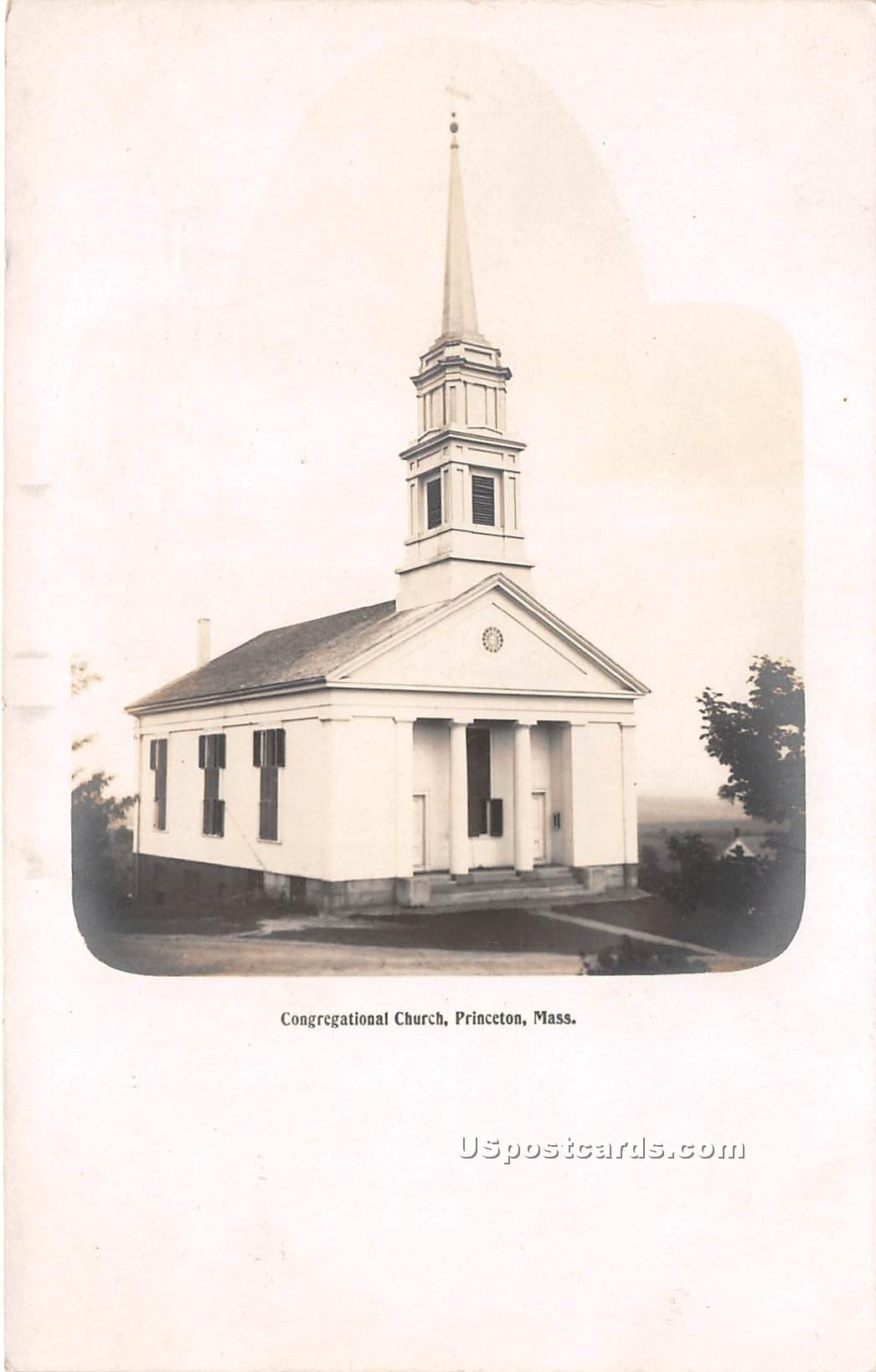 Congregational Church - Princeton, Massachusetts MA Postcard