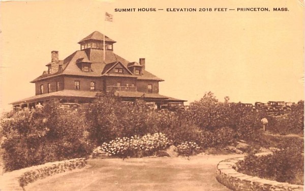 Summit House Princeton, Massachusetts Postcard