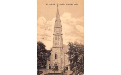 St. Joseph's R.C. Church Pittsfield, Massachusetts Postcard