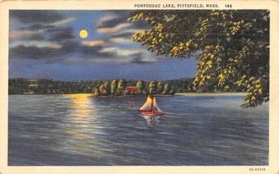 Pontoosuc Lake Pittsfield, Massachusetts Postcard