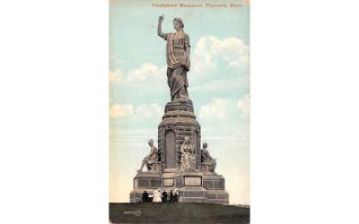 Forefathers' Monument  Plymouth, Massachusetts Postcard