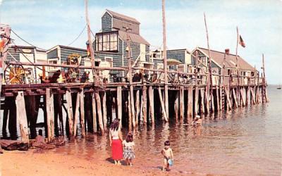 Jack's Wharf Provincetown, Massachusetts Postcard
