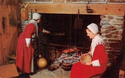 Pilgrim women Plymouth, Massachusetts Postcard