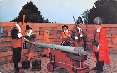 Gun Deck Plymouth, Massachusetts Postcard